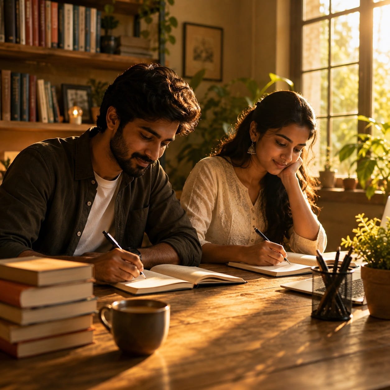 An author writing with WissenPress Innovations